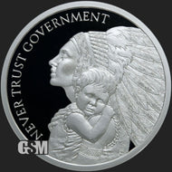 1 oz PROOF - 2021 Never Trust Government V3 *Never Trust Government*