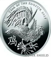 2 oz PROOF - 207 Year of the Rooster V1 *Lunar*
