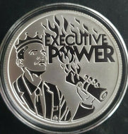 1 oz PROOF - Executive Power *Reverse Proof* *7 Sins of Obama*