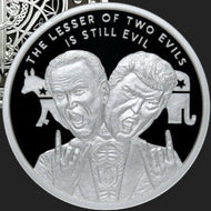1 oz PROOF - Lesser of Two Evils *USSA 2020*