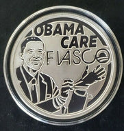 1 oz PROOF - Obamacare *Reverse Proof* *7 Sins of Obama*