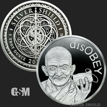 Load image into Gallery viewer, 1 oz PROOF - Gandhi V2- *Disobey*
