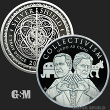 Load image into Gallery viewer, 1 oz PROOF - Clinton &amp; GW Bush *Collectivism Kills*
