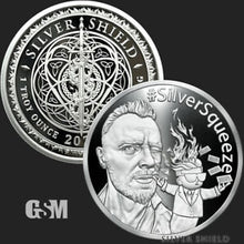 Load image into Gallery viewer, 1 oz PROOF - 2021 Silver Squeeze (#SILVERSQUEEZE) *World War MEme*
