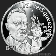 1 oz PROOF - 2021 Silver Squeeze (#SILVERSQUEEZE) *World War MEme*