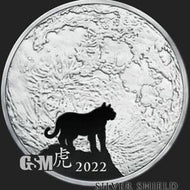 1 oz PROOF - Year of the Tiger V3 *Lunar*