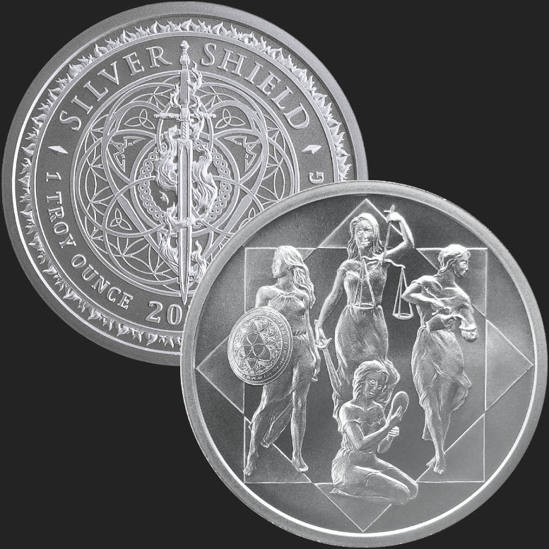 1 oz BU - Cardinal Virtues *Four Cardinal Virtues*