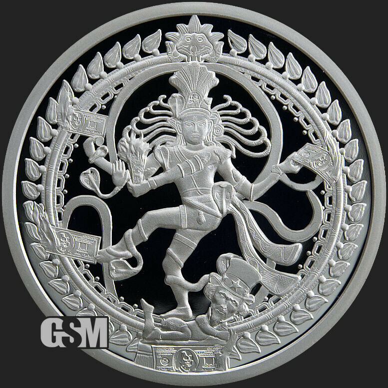 5 oz PROOF - Nataraja Dollar *Death of the Dollar*