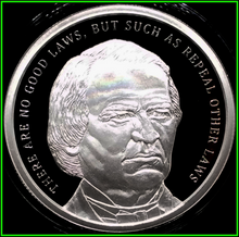 Load image into Gallery viewer, 1 oz PROOF - Andrew Johnson *Presidents* *Potus*
