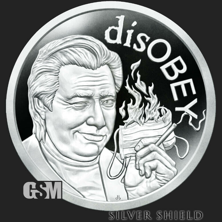 1 oz PROOF - Bill Hicks V2- *Disobey*