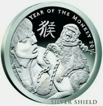 Load image into Gallery viewer, 5 oz PROOF - Year of the Monkey V1 *Lunar*
