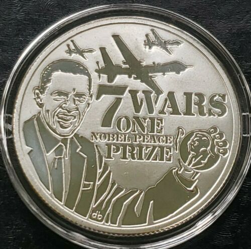 1 oz PROOF - 7 Wars of Obama - War *Reverse Proof* *7 Sins of Obama*