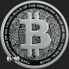 Load image into Gallery viewer, 1 oz PROOF - Bitcoin *Crypto*
