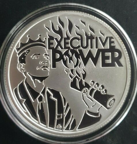 1 oz PROOF - Executive Power *Reverse Proof* *7 Sins of Obama*