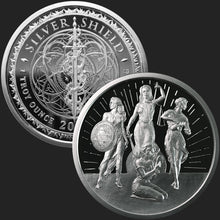 Load image into Gallery viewer, 1 oz PROOF - Rising Virtues *Four Cardinal Virtues*
