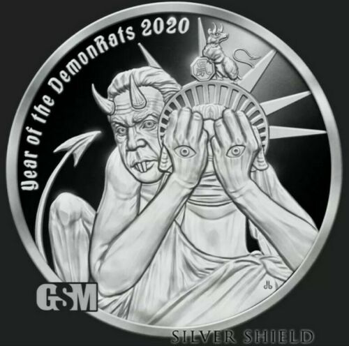 1 oz PROOF - Year of the Rat (Demonrat) V1 *Lunar*