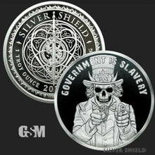 Load image into Gallery viewer, 1 oz PROOF - Government is Slavery *The Apocalyptomyst*
